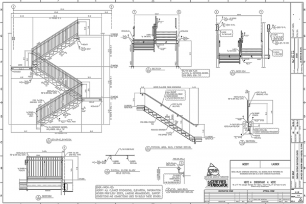 Stair & Handrail E-Sheet 1